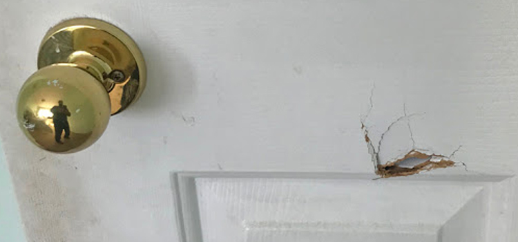 interior door hole repair Ridgecrest